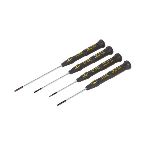 C.K Xonic ESD Screwdriver Slotted/PH Set Of 4 T4884X ESD